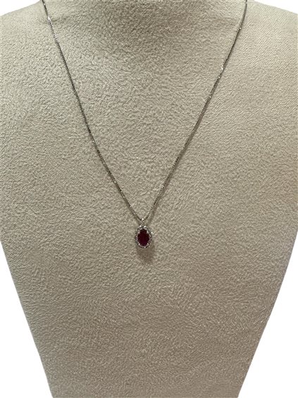 Collana Domar in Oro bianco COOR-358-280 - COOR-358-280